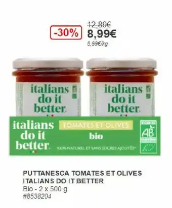 Costco Puttanesca Tomates Et Olives Italians Do Tit Better offre