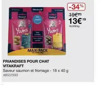 Costco Friandises Pour Chat Vitakraft offre