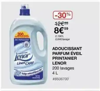 Costco Adoucissant Parfum éveil Printanier Leno offre