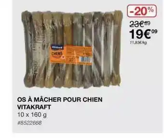 Costco Os à Mâcher Pour Chien Vitakraft offre