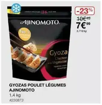 Costco Gyozas Poulet Légumes Ajinomoto offre