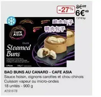 Costco Bao Buns Au Canard - Café Asia offre
