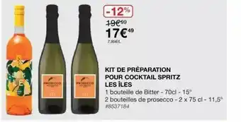 Costco Kit De Préparation Pour Cocktail Spritz Les îles offre