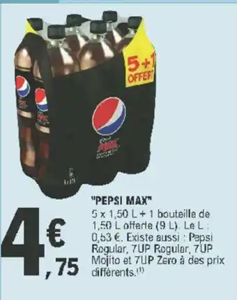 E.Leclerc Pepsi Max offre