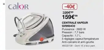 Central Vapeur Gv9564co Calor