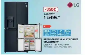 Costco Réfrigérateur Multiportes Gmj844mckv Lg offre