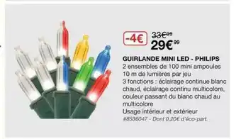 Costco Guirlande Mini Led - Philips offre
