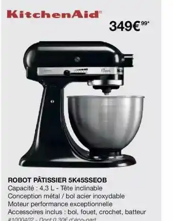 Costco Robot Pâtissier 5k45sseob KitchenAid offre