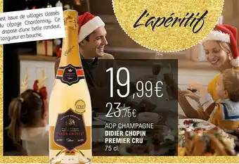 La Vignery Aop Champagne Didier Chopin Premier Cru offre