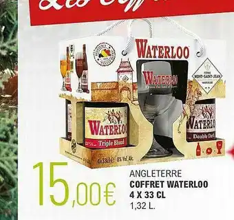 La Vignery Angleterre Coffret Waterloo 4 X 33 Cl offre