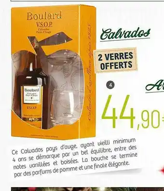 La Vignery Calvados Boulard offre