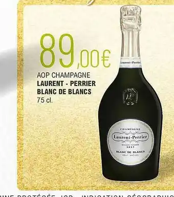 La Vignery Aop Champagne Laurent-perrier Blanc De Blancs offre