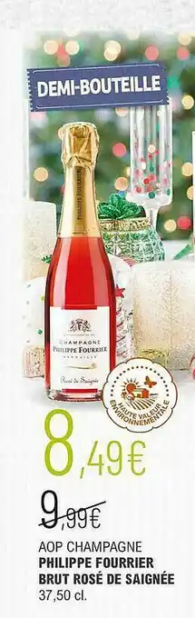 La Vignery Aop Champagne Philippe Fourrier Brut Rosé De Saignée offre