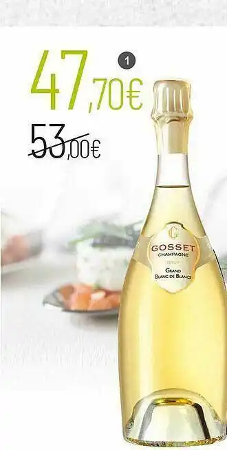 La Vignery Champagne Gosset offre