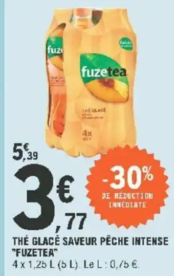 E.Leclerc Thé Glacé Saveur Pêche Intense offre