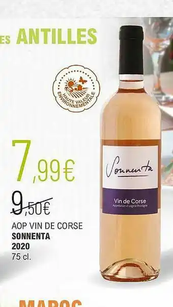 Aop Vin De Corse Sonnenta 2020
