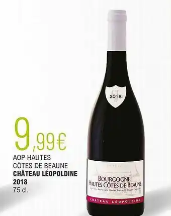 La Vignery Aop Hautes Côtes De Beaune Château Léopoldine 2018 offre
