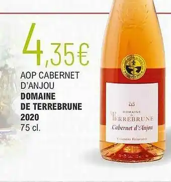 La Vignery Aop Cabernet D'anjou Domaine De Terrebrune 2020 offre