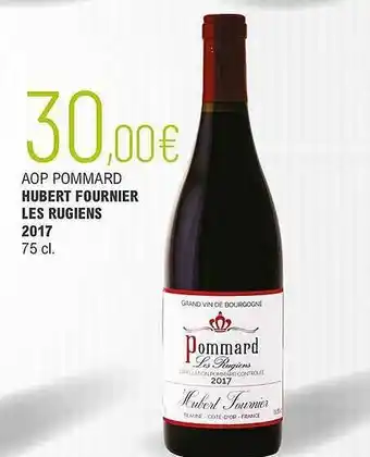La Vignery Aop Pommard Hubert Fournier Les Rugiens 2017 offre