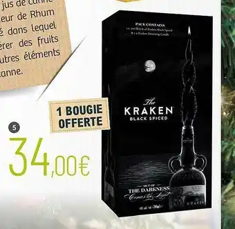 La Vignery The Kraken Black Spiced offre