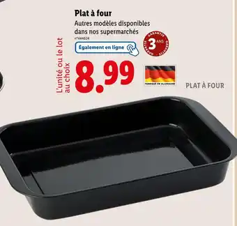 Lidl Plat à four offre