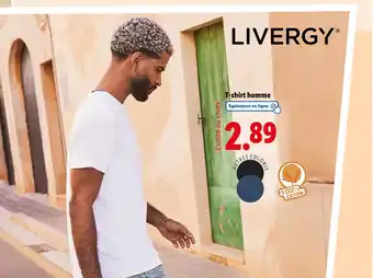 Lidl LIVERGY T-shirt homme offre