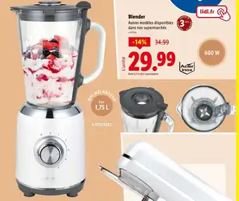 Lidl SILVERTCREST Blender offre