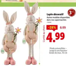 Lidl Lapin décoratif offre