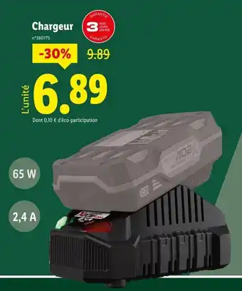 Lidl PARKSIDE Chargeur offre