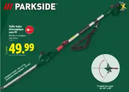 Lidl PARKSIDE Taille-haies télescopique sans fil offre