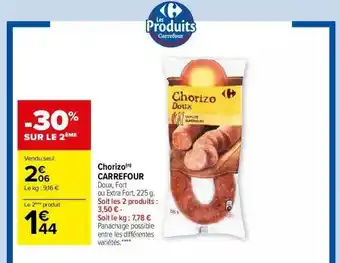 Carrefour Market Chorizo Carrefour -30% Sur Le 2ème offre