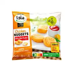 Carrefour ISLA MONDIAL Nuggets de poulet Halal Format Familial surgelées offre