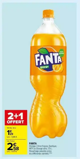 Carrefour Market Fanta 2+1 Offert offre