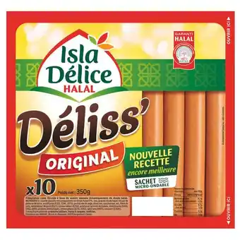 Carrefour ISLA DÉLICE Saucisses Déliss' Halal offre