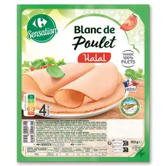 Carrefour Market CARREFOUR SENSATION Blanc de poulet halal offre