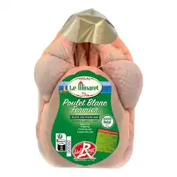 Carrefour Poulet fermier Label Rouge Halal LE MINARET offre