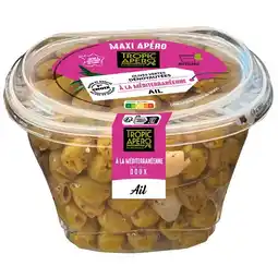 Carrefour Market Olives vertes dénoyautées à la Méditerranéenne TROPIC APÉRO offre