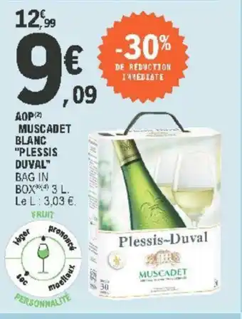 E.Leclerc AOP Muscadet Blanc offre