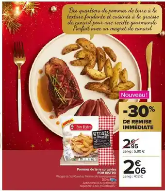 Carrefour Market Pommes De Terre Surgelées Pom Bisro -30% Sur Le 2ème offre