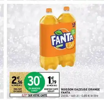 Intermarché Hyper Boisson Gazeuse Orange Fanta offre