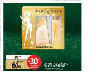 Coffret Goldissime Ulric De Varens