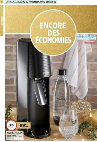 Intermarché Hyper Machine à Gaéifier + 1 Bouteille Terra Sodastream offre