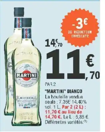 E.Leclerc Martini Bianco offre