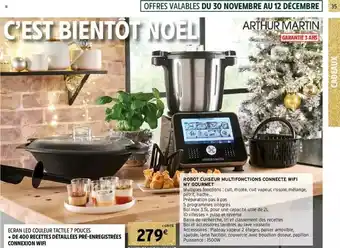 Intermarché Hyper Robot Cuiseur Multifonctions Connecte Wifi My Gourmet offre