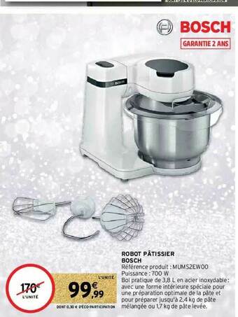 Intermarché Hyper Robot Pâtissier Bosch offre
