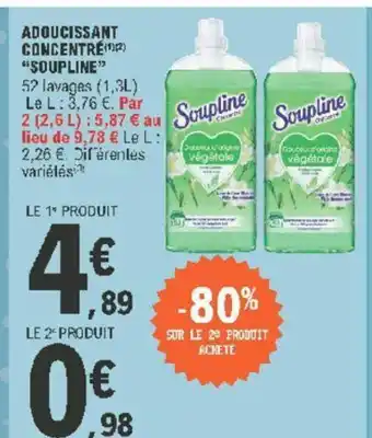 E.Leclerc Adoucissant Concentré offre