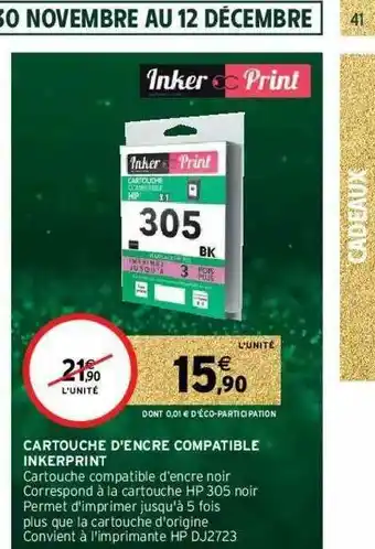 Cartouche D'encre Compatible Inkerprint