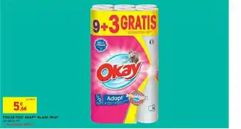 Intermarché Hyper Essuie-tout Adapt' Blanc Okay offre