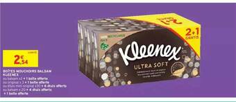 Intermarché Hyper Boîtes Mouchoirs Balsam Kleenex offre
