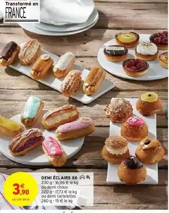 Intermarché Hyper Demi éclairs X6 offre